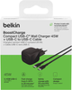 Ładowarka sieciowa Belkin BoostCharge 45W + Type-C to Type-C Cable Black (WCA012KQ1MWH-B6) - obraz 3