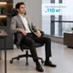 Офісне крісло OfficePro Delicate OC690BR Brown PVC (OC690BR) - зображення 12