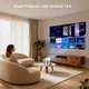 Проектор домашний кинотеатр Thundeal TD80Pro Android 750ANSI 1920x1080DPI динамик 8W BT/WF белый - изображение 10