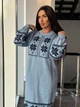 Вʼязана cукня вишиванка MARINA, колір Блакитний, розмір One Size - зображення 10