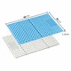 Туристичний складаний килимок сидіння Lesko GC004 40*30*1,8 см Blue каремат для кемпінгу - зображення 6
