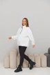 Свитшот для беременных и кормящих флисовый Fulton с воротником на молнии XXL-3XL (50–52) Lullababe LB14FL119 молочный - изображение 3