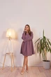Платье из микровельвета для беременных и кормящих Lille L (46) Lullababe LB05LL171 фрезовый - изображение 1