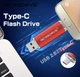 Флешка USB 128 Gb Microdrive 2 в 1 Type-C / USB для телефону та комп'ютера Флешка 128 Гб Мікродрайв - зображення 3