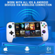 Игровой геймпад для iPhone/Android, Bluetooth, Hall-джойстики, RGB-подсветка, Turbo, вибрация, USB-C - изображение 6