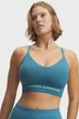 Жіночий блакитний топ Vanish Seamless Low Bra Under Armour M 1384417-467 - изображение 2