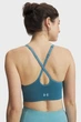 Жіночий блакитний топ Vanish Seamless Low Bra Under Armour M 1384417-467 - изображение 3