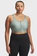 Жіночий м'ятний топ UA Infinity High Zip 2.0 Bra Under Armour XS D-DD 1384118-348 - изображение 4