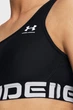 Жіночий чорний топ UA HG Authentics Mid Branded Under Armour XXL 1383544-001 - зображення 3