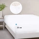 Простынь на резинке Zastelli White 90х200+20 см Бязь элит (2500000984938) - изображение 1