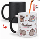 Чашка хамелеон Кіт Пушин Pusheen the Cat змінює колір при нагріванні 330 мл - зображення 1