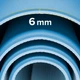 Килимок для йоги Rebel Active 183x61 см 6 мм TPE Blue (5901890130899) - зображення 5