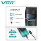 Электробритва VGR V-308, Green шейвер, двойное лезвие, 9000 RPM, LED Display - изображение 7