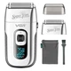 Бритва VGR V 332 Silver / Шейвер сеточный на USB / Электробритва с двойным лезвием и триммером - изображение 7