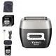 Беспроводная бритва для мужчин, USB-C, Kemei KM-T416, Черный / Аккумуляторная мужская электробритва для бритья / Шейвер - изображение 2