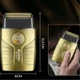 Электрическая бритва для мужчин, от USB, 1400мАч, Kemei T401, Золотистая / Мужская электробритва аккумуляторная / Шейвер - изображение 4