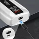 Беспроводная электробритва для мужчин, 1400мАч, от USB, Kemei T402, Серая / Бритва аккумуляторная / Электрическая бритва / Шейвер - изображение 3