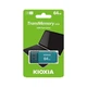 USB флеш накопичувач Kioxia 64GB TransMemory U202 Light Blue USB 2.0 (LU202L064GG4) - зображення 3