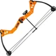 Лук блочний Man Kung CBK1 Bestra Orange (25 lbs, 25", для дітей і підлітків, з комплектом) - зображення 3