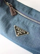Сумка жіноча Prada Denim Shoulder Bag денім Прада (221) - изображение 2