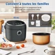 Рисоварка-мультиварка AMZCHEF DFB-P40U1, 4 л, 860 Вт, 7 режимов, таймер, поддержание тепла, черная - Уценка - изображение 5