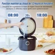 Рисоварка-мультиварка AMZCHEF DFB-P40U1, 4 л, 860 Вт, 7 режимов, таймер, поддержание тепла, черная - Уценка - изображение 6