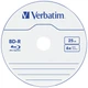 Диски Blu-ray Verbatim BD-R SL 25GB 6X 5шт White (43715) - зображення 2