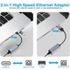 Гигабитный сетевой адаптер (2 в 1) Type-C + USB - Ethernet RJ45 LAN 1000 Мбит/с Metal Grey (49066) - изображение 7
