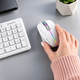 Бездротова мишка Proove Comet White, Bluetooth 4.0/5.0, 2.4 ГГц, 1600 DPI, акумулятор 500 мА·год - изображение 2