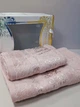 Подарочный набор бамбуковых полотенец Cestepe 2 шт Нежно-розовый - изображение 2