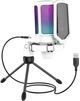 Mikrofon Fifine A6VW White z podświetleniem RGB (4820216978841) - obraz 4
