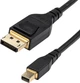 Kabel StarTech DisplayPort - DisplayPort 1.4 2 m Black (DP14MDPMM2MB) - obraz 1