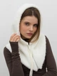 Капор женский Malisa Капучіно 5-8068-CM-170 One Size Снежный (ROZ6501064513) - изображение 1