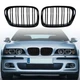 Ноздри решетка радиатора M-Look DPT черный глянец для BMW 5 серия E-39 1996-2003 гг - изображение 2