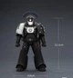 Фігурка warhammer40k JoyToy Raven Guard MKVl Tactical Sergeant with Power Sword, Bolter and Plasma Pistol 1/18 - изображение 6