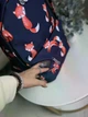 Рюкзак синій повсякденний яскравий с принтом лисиці 2283 - зображення 3