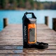 Гермомішок Aquaget AQ0020 2 л водонепроникний PVC IPX6 з рулонною застібкою прозорим вікном і регульованим ременем Чорний (JDT-0851950) - зображення 10
