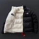 Двосторонняя куртка - пуховик The North Face белая и черная TNF XL 4488 - изображение 1
