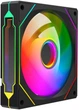 Вентилятор Rampage 7C-120SR Infinite loop ARGB 120 мм Reverse Black (7C-120SR) - зображення 4