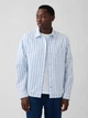 Рубашка хлопковая мужская GAP 190379776 L Белый/Голубой (1162926622) - изображение 1
