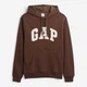 Худи утепленное мужское GAP 150231262 XL Коричневый (1162962591) - изображение 4