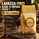 Кава в зернах Lavazza Oro 1000 г арабіка 100% середнього обсмажування натуральна ароматна для еспресо кавомашини з шоколадним післясмаком - зображення 1