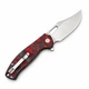 Ніж Складаний KARDA KRUK J388 Carbon Red - изображение 2