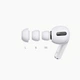 Силиконовые амбушюры для наушников Apple AirPods Pro 3 с шумопоглощением 3 пары: XS, S, L Белые - изображение 2