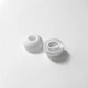 Силиконовые амбушюры для наушников Apple AirPods Pro 3 с шумопоглощением 4 пары: XXS, XS, S, L Белые - изображение 5