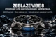Тактичний смарт-годинник Zeblaze Vibe 8 Black - броньований корпус (316L сталь), з ліхтариком і сапфіровим склом (голосові дзвінки, Amoled) протиударний та вологостійкий - изображение 5