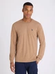 Лонгслив мужской U.S. Polo Assn 114008-0400A(Coffee Heather) L Коричневый (786662755297) - изображение 1
