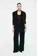 Блейзер жіночий COS silk-blend velvet blazer 1234979001 Eur 38 Коричневий - зображення 2