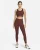 Спортивный топ женский Nike Womens Medium-Support 1-Piece Pad Longline Printed Sports Bra Bordo Dm0553-273 S Бордовый DM0553-273 - изображение 3