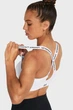 Спортивный топ женский Under Armour Ua Infinity High Zip 2.0 Bra XL Белый 1384118-100 - изображение 3